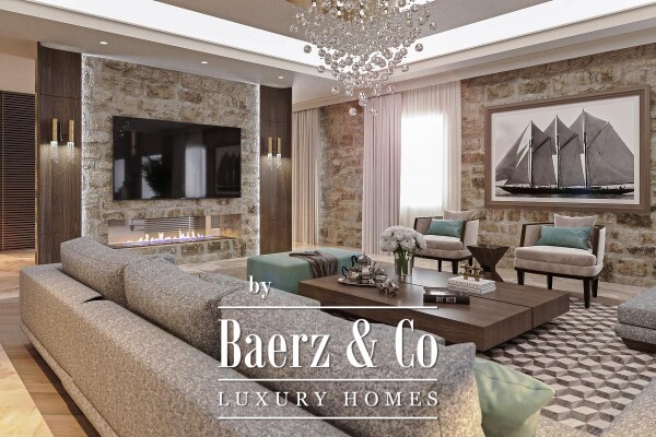 photo 29 Dubrovnik - surroundings, two stone buildings, first row to the sea