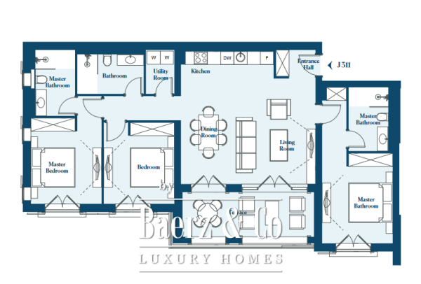 photo 23 Luxury Three Bedroom Apartment with Seaview in Marina Resort