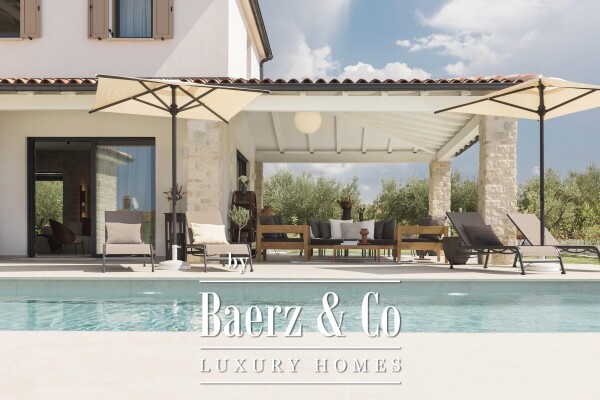 photo 6 Istria, Poreč - Gedići, beautiful modern stone villa NKP 165 m2 with swimming pool