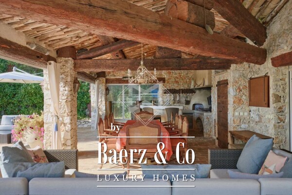 photo 5 Provençale property panoramic sea view - Pool and Tennis court