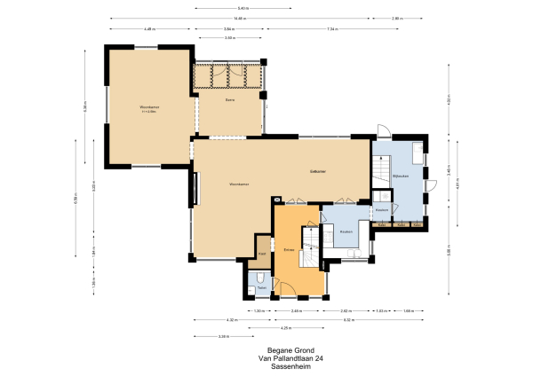Floor Plan 1 - van Pallandtlaan 24