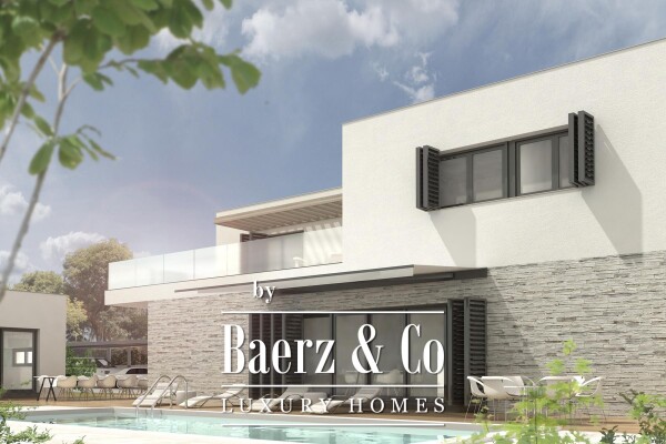 photo 3 Kaštel Lukšić, family villa with swimming pool in advanced roh bau phase