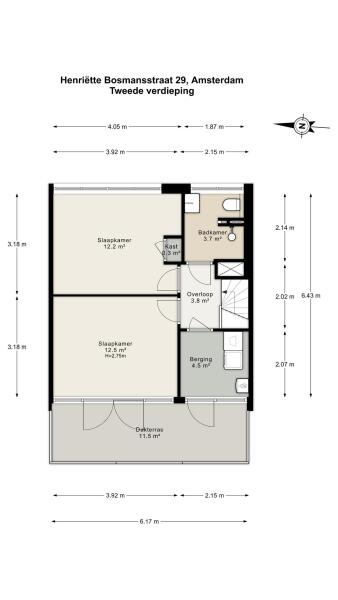Floor Plan 7 - Henriette Bosmansstraat 29