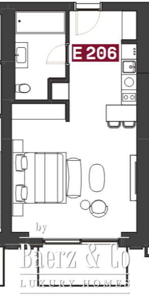 photo 17 Luxurious Studio Apartment in a New Project in Tivat