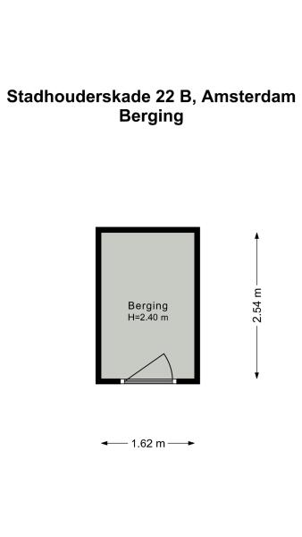 Floor Plan 3 - Stadhouderskade 22 B