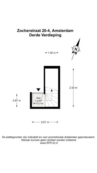 Floor Plan 1 - Zocherstraat 20 4