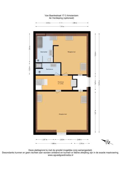 Floor Plan 10 - Van Baerlestraat 17 3