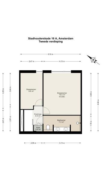 Floor Plan 3 - Stadhouderskade 16 A