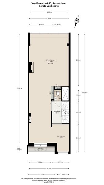 Floor Plan 3 - Van Breestraat 45