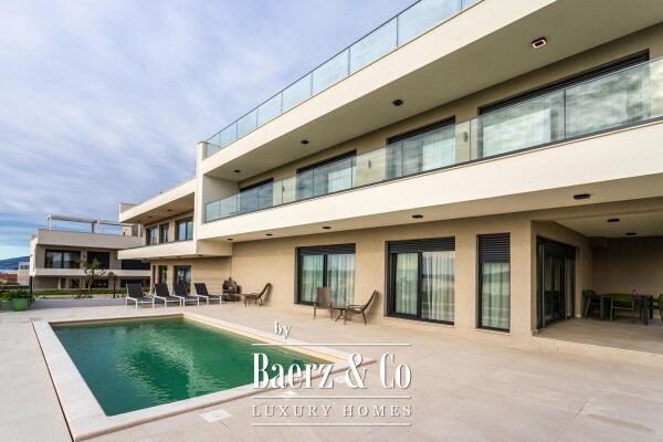 photo 1 Kaštel Sućurac, newly built villa with pool and panoramic sea view