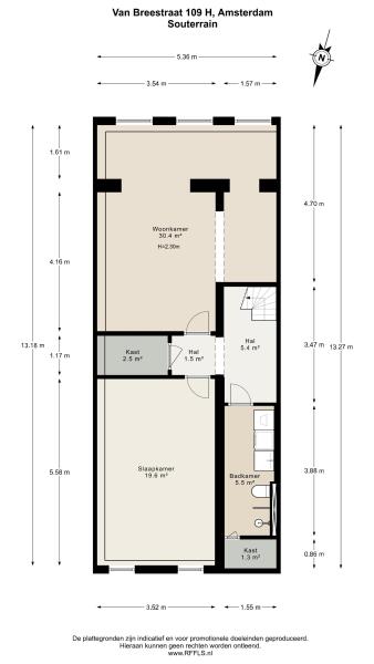 Floor Plan 5 - Van Breestraat 109 H