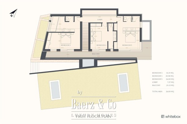 Floor Plan 2 - Luxurious living in a captivating setting – Exclusive Villa in the heart of Zakynthos.