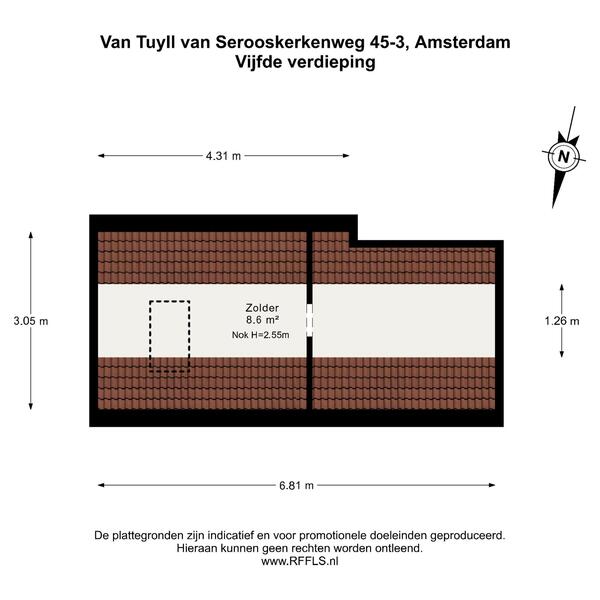 Floor Plan 7 - Van Tuyll van Serooskerkenweg 45 3